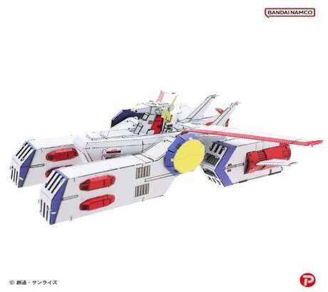 Mobile Suit Gundam Model Kit Metallic Nano Puzzle White Base  PLEX