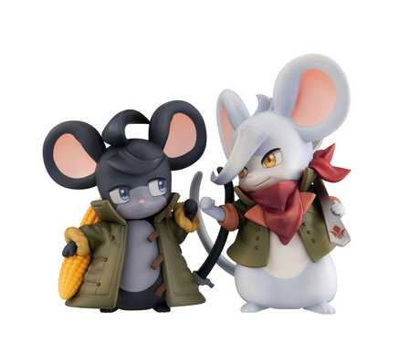 Mobile Suit Gundam Iron-Blooded Orphans pack 2 statuetten PVC Orphanchu of Block 3 Mikatsuki & Orga 10th Anniversary  Megahouse