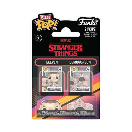 Stranger Things pack 2 figurines Bitty POP! Vinyl Eleven & Demogorgon FUNKO