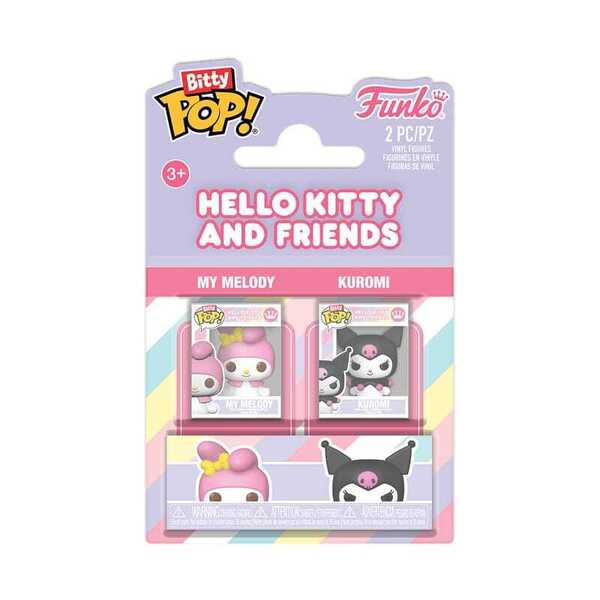 Hello Kitty pack 2 Bitty POP! Vinyl figurines My Melody & Kuromi FUNKO