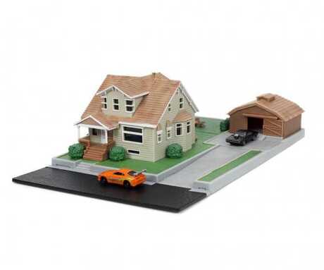 Fast & Furious diorama Nano Metalfigs Nano Scene Dom's House JADA