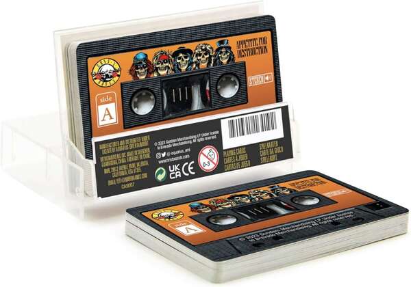 Guns N' Roses jeu de cartes à jouer Cassette Aquarius