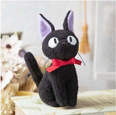 Kiki la petite sorcière Figurine en peluche Jiji Trinket S 15 cm Studio Ghibli