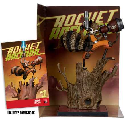 Marvel Collection statuette PVC 1/6 Rocket Racoon (Rocket Racoon: A Chasing Tale #1) McFarlane Toys