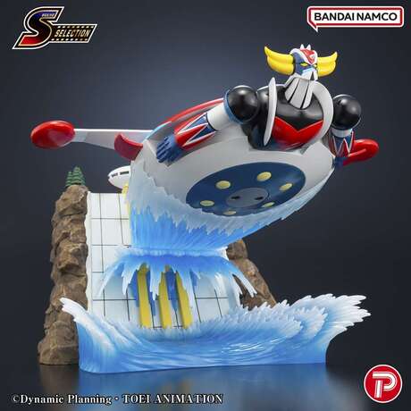 Goldorak statuette PVC Scene selection 02 grendizer to the skies of fierce combat diorama PLEX