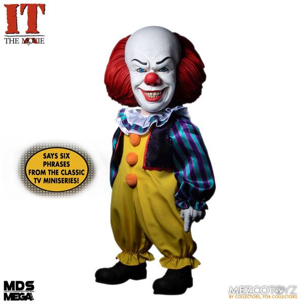 « Il » est revenu 1990 figurine MDS Deluxe Pennywise 38 cm MEZCO TOYS