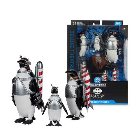 Batman : Le Défi DC Theatrical Deluxe Edition figurine Commando Penguins Pack Af McFarlane Toys