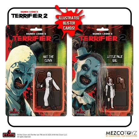 Terrifier figurines 5 Points af set Mezco Toys