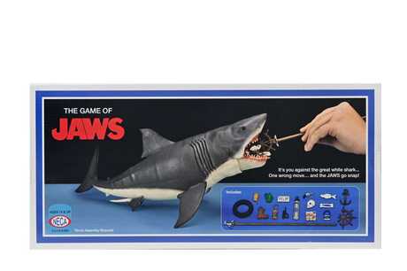 JAWS Les Dents de la mer figurine 12" Head to Tail The Game of Jaws 50th Anniversary NECA