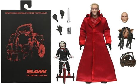 Saw figurine Ultimate Jigsaw Killer Red Robe Neca