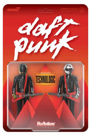Daft Punk pack 2 figurines ReAction Wave 01 Human After All SUPER 7
