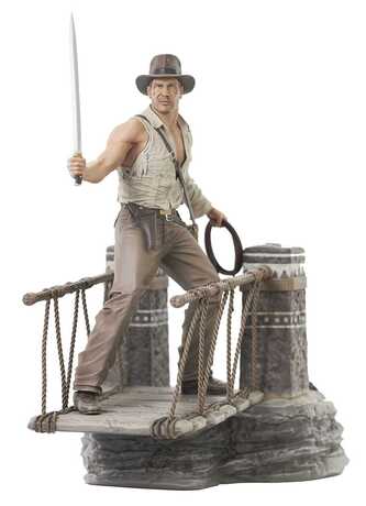 Indiana Jones et le Temple maudit Deluxe Gallery statuette PVC Rope Bridge Diamond Select
