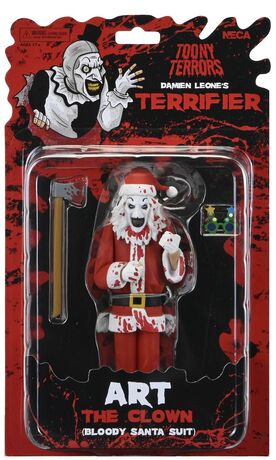 Terrifier 3 Toony Terrors figurine Santa Suit Art the Clown (Bloody Version) Neca