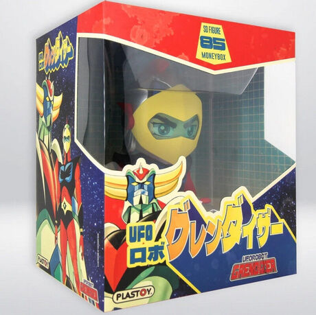 Goldorak tirelire PVC Grendizer Actarus Plastoy