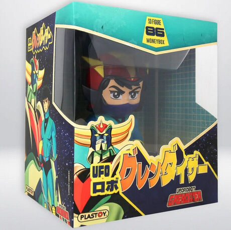 Goldorak tirelire PVC Grendizer Alcor Plastoy