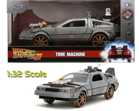 DeLorean Retour Vers Le Futur III – Voiture Métal 1/18 SunStar (Boîte Fermée)