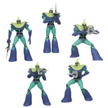 Goldorak Soldats Vega Grendizer Vega soldiers Pack 6 figures Plastoy