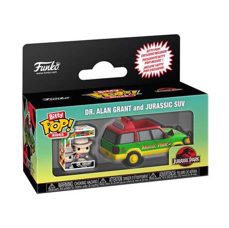 Jurassic Park Bitty POP! Ride Vinyl figurine Jurassic SUV w/Dr. G FUNKO