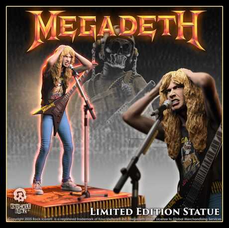 Megadeth Rock Iconz Statuette Dave Mustaine II Knucklebonz