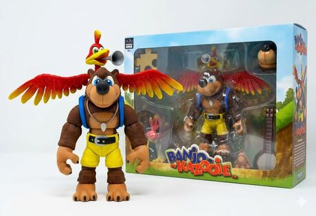 Banjo-Kazooie pack 2 figurines Banjo & Kazooie 27 cm Premium DNA Toys