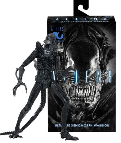 Aliens figurine Ultimate 40th Anniversary Warrior Xenomorph Black NECA
