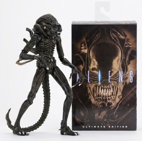 Aliens figurine Alien Warrior Brown 1986 Ultimate  NECA