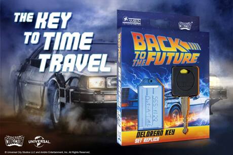 Retour vers le Futur réplique 1/1 clé de voiture DeLorean Doctor Collector