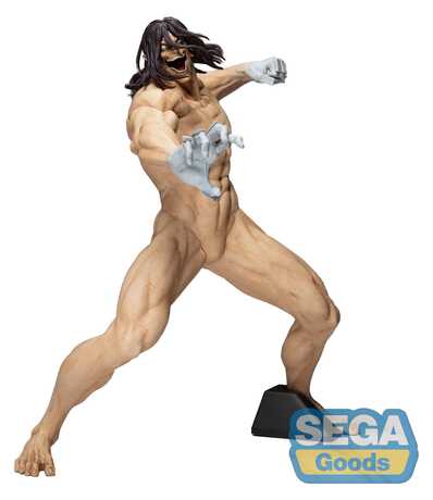 Attack On Titan Eren Yeager Attack Titan Gigantix Figure Sega Prize