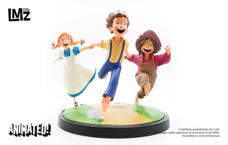 Tom Sawyer : Tom, Becky et Huck Statue LMZ Collectibles