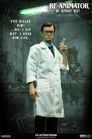 RE-ANIMATOR Doctor Herbert West 1/6 Action Figure ÉDITION STANDARD Infinite Statue