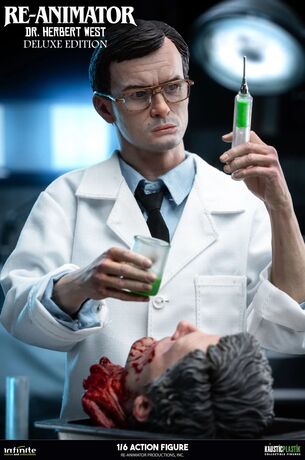 RE-ANIMATOR Doctor Herbert West 1/6 Action Figure ÉDITION DELUXE Infinite Statue