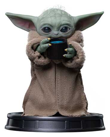 The Mandalorian & Grogu Grogu Collection statuette Grogu Always Hungry Iron Studios