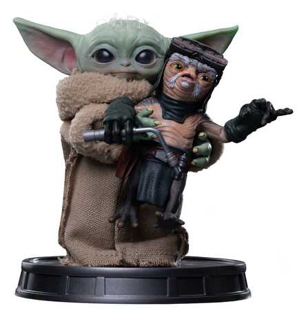 The Mandalorian & Grogu Grogu Collection statuette Grogu No Squeezy Iron Studios