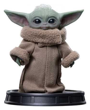 The Mandalorian & Grogu Grogu Collection statuette Grogu Always Curious Iron Studios