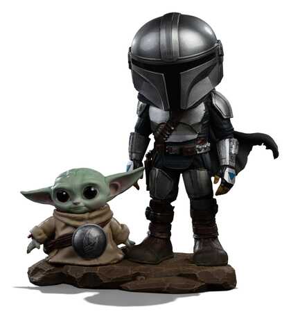 The Mandalorian & Grogu MiniCo figurine The Mandalorian and Grogu Iron Studio