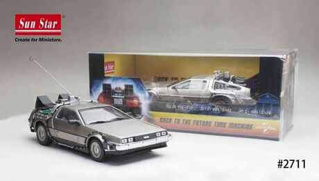 Retour vers le futur 1983 DeLorean 1/18 métal Sun Star Toys