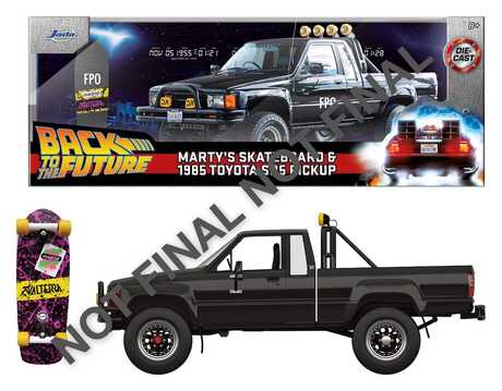 Retour vers le futur Diecast Véhicule 1:24 Marty's Skateboard 1985 Toyota JADA