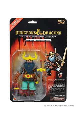 Dungeons and Dragons figurine 50th Anniversary Elkhorn on Blister Card Neca