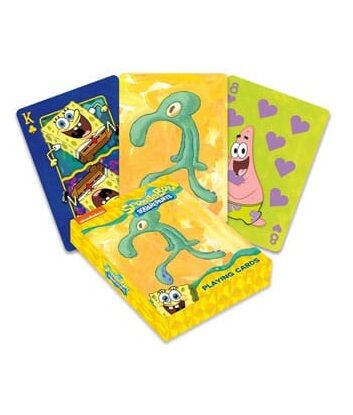 Bob l´éponge jeu de cartes à jouer Bold and Brash jeux de 52 cartes Aquarius
