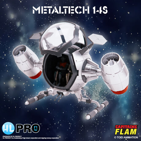 Captaine Flam Metaltech 14S Cosmoliner Cosmolem Silver Edition Box FR HL PRO