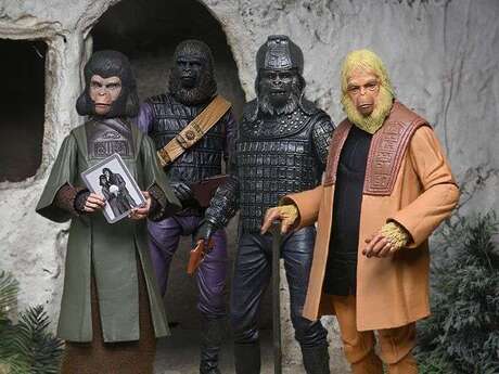 Planet Of The Apes Legacy Set La planète des singes AF*4 NECA