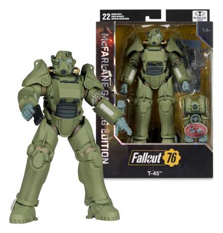 Fallout 76 Gaming Edition figurine T-45 Military Armor (Red Platinum Edition)  McFarlane Toys