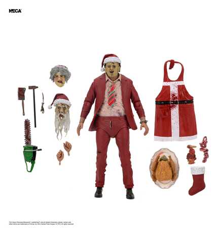 Texas Chainsaw Massacre Ultimate figurine Santa Leatherface NECA