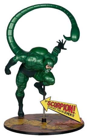 Marvel statuette PVC !/10 Scorpion (Metallic) (The Amazing Spider-Man #318) (Gold Label) McFarlane Toys