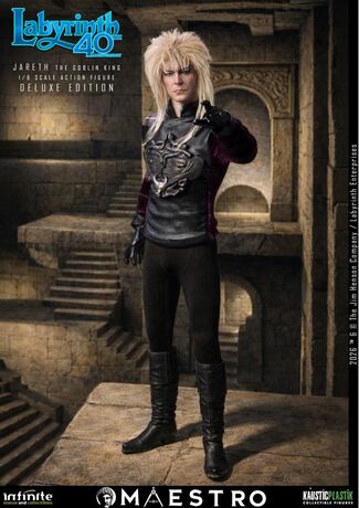 Labyrinth Jareth The Goblin King 1/6 Action Figure Deluxe Edition Infinite Statue