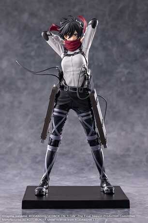 Attack on Titan: The Final Season figurine PVC Oshi Works Mikasa Ackerman The Final Season Ver.  Kotobukiya