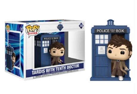 Doctor Who POP! Rides Deluxe Vinyl figurine Tenth Doctor with TARDIS FUNKO