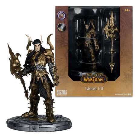 WOW World of Warcraft 1/12 Scale figurine posée Blood Elf Limited Edition McFarlane Toys