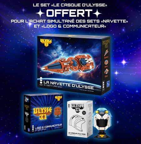 Ulysse 31 Wat X  set Navette + set Logo = Set Bonus Casque d’Ulysse Offert !!!  PANTASY
