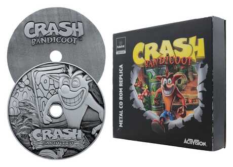 Crash Bandicoot réplique Metal CD-ROM Collectible Limited Edition Fanattik